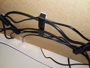 under desk cable managment organization 3d print model - Mito3D