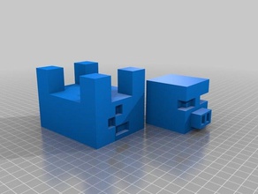 minecraft maiale 3d la stampa non wip oink roba 3d print model - Mito3D