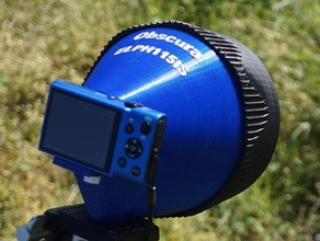 camera obscura canon powershot elph115is numérique le sténopé l'appareil photo à 3d print model - Mito3D