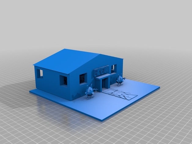 restaurante 3d impressão 3D print model - Mito3D