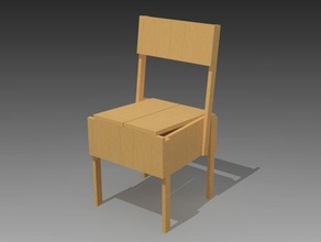 sedia chair model furniture design print 3d print model - Mito3D