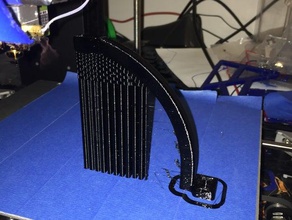 filament guide 3d printer parts extruded aluminum prusa i3 reprap 3d print model - Mito3D