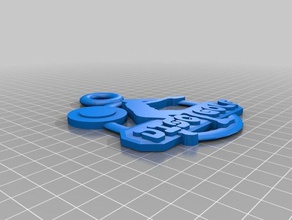 genérico disc golf bag tag moedas emblemas 3d print model - Mito3D