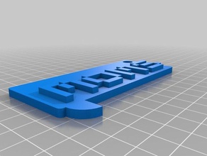 anne adı plaka jeneratör sesleniyorum paralar rozetleri özelleştirilmiş 3d print model - Mito3D