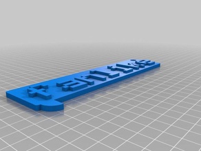 va call out name plate generator coins badges customized 3d print model - Mito3D