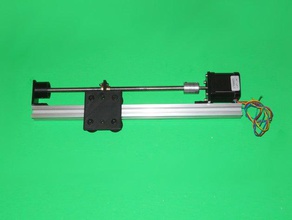 customizable small linear carriage generator 3d printer parts cnc machine guide motion rail slide 3d print model - Mito3D