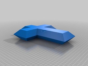 my customized stepped cross math art 3d print model - Mito3D