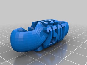 meu personalizados torcida key fob infinito remix chaveiros 3d print model - Mito3D