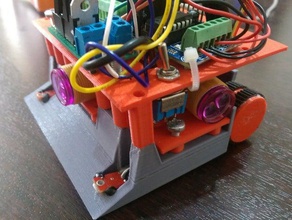 mini sumo bot Robotik 3d print model - Mito3D