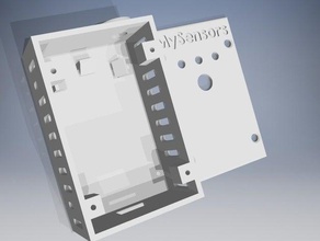 mysensors gw electronics arduino nano case diy homeassistant homeautomation nrf24l01 3d print model - Mito3D