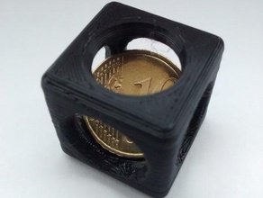 10c-euro-Münze Falle andere angepasst 3d print model - Mito3D