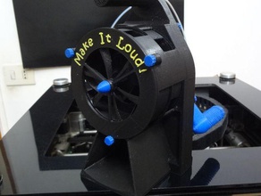 air raid siren 2 Farben sirha gehaeuse3stl mechanisch ist Spielzeug 3d print model - Mito3D
