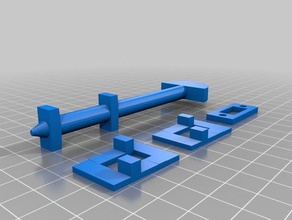 blocco pin rc i veicoli bix3 hobbyking lockpin skyeye coda 3d print model - Mito3D