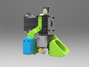 dyzextruder inductivesensor Halterung 3d Drucker Teile 3d print model - Mito3D