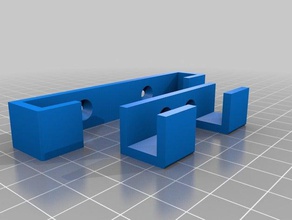 externe Festplatte mounten - Organisation customizer Wandhalterung 3d print model - Mito3D