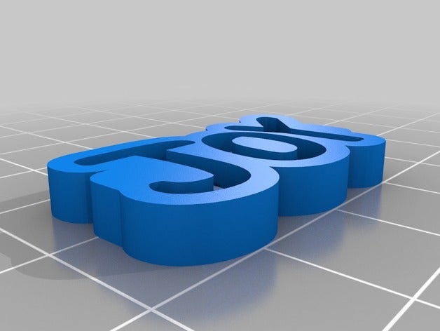 alegría llaveros personalizado 3D print model - Mito3D