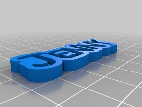 jenny llaveros personalizado 3d print model - Mito3D