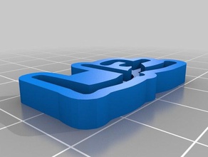 liz Anahtarlık özelleştirilmiş 3d print model - Mito3D