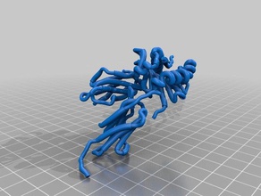 hla-dr1 biology 3d print model - Mito3D