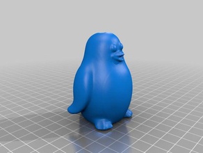 linux pingouin animaux tux 3d print model - Mito3D