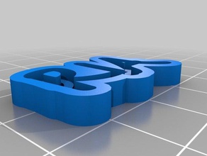 ria Schlüsselanhänger angepasst 3d print model - Mito3D