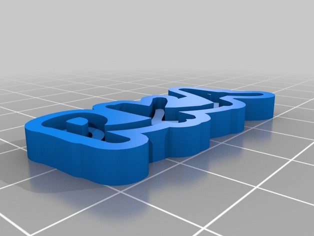 rika llaveros personalizado 3D print model - Mito3D