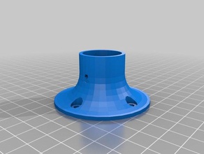 parametric pipe mounting flange 22mm abs household customized 3d print model - Mito3D