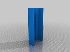 doble 18650 curva de la tapa caja mod 3d impresión 3d print model - Mito3D