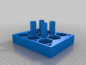 Modell Farbe caddy-Bürstenhalter Kunst tools 3d print model - Mito3D