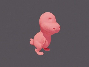 pequeño dino las esculturas bebé dinosaurio 3d print model - Mito3D