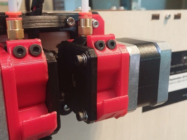 3dator bowden extruder - replicatorflashforgectc alanında çift dirsek yazıcı parçalar ekstruzyon 3D print model - Mito3D