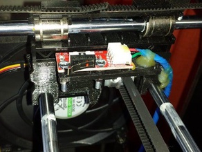 x-axis endstop mount left side ctc flashforge similar 3d printer parts holder 3d print model - Mito3D