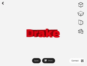 drake signe 3d de l'imprimante accessoires 3d print model - Mito3D