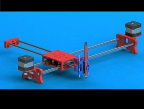 proyecto drawingbot la robótica máquina de cnc pluma del trazador xy plotter 3d print model - Mito3D