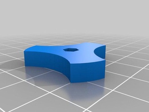 m3 paramétrique personnalisé ecrou hexagonal bouton 3d de l'imprimante accessoires 3d print model - Mito3D