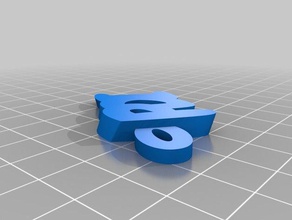 la pdi llaveros personalizado 3d print model - Mito3D