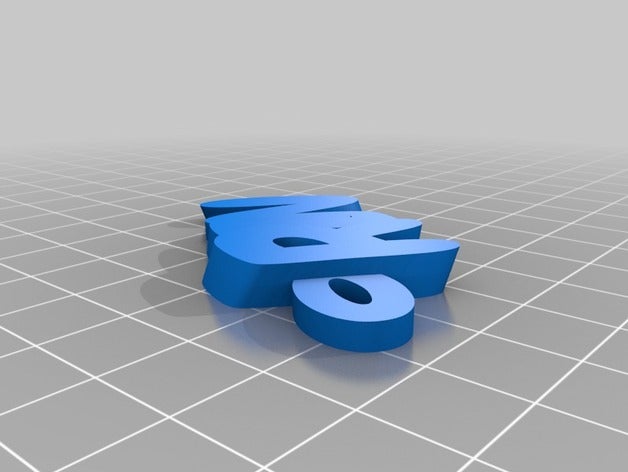 rin de porte-clés personnalisé 3D print model - Mito3D