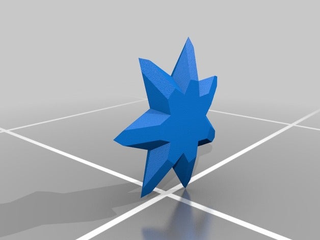 cool star thing math art 3D print model - Mito3D