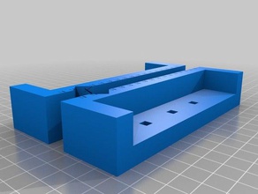 meine angepasste parametrische Schraubstock, soft-Spannbacken tools 3d print model - Mito3D