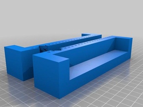 meine angepasste parametrische Schraubstock, soft-Spannbacken tools 3d print model - Mito3D