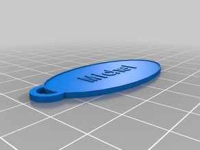 michel Anahtarlık özelleştirilmiş 3d print model - Mito3D