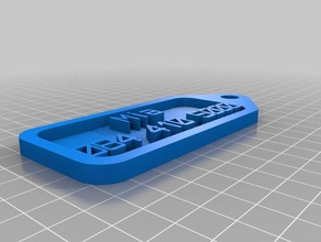 la mia chiave personalizzata casa 3d print model - Mito3D