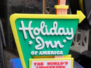 vintage holiday inn sign signs logos 3d print model - Mito3D
