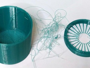 filament Çöp Kutusu 3d yazıcı aksesuarlar çekilmiş fabrikator mini 3d print model - Mito3D