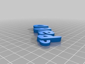 paulyd Schlüsselanhänger - Organisation angepasst 3d print model - Mito3D