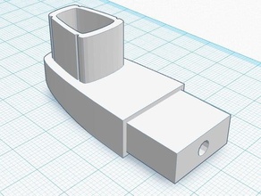 alumax brazo de la ducha soporte reemplazo partes puerta parte 3d print model - Mito3D