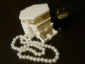 minimal jewelry box 3d print model - Mito3D