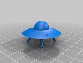 ufo landing gear models 3d print model - Mito3D
