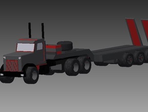 mac truck construction toys 3d print model - Mito3D