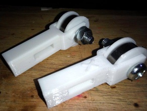 alternative belt tensioner wilson 2 printer 3d parts holder wilson2 ii 3d print model - Mito3D